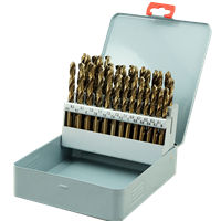 HSS-Co (5% Cobalt) Drill Bits 6-10mm Set 41pcs (Split Point)